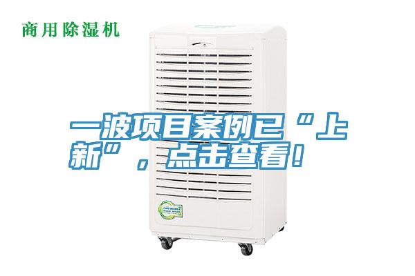 一波項(xiàng)目案例已“上新”，點(diǎn)擊查看！