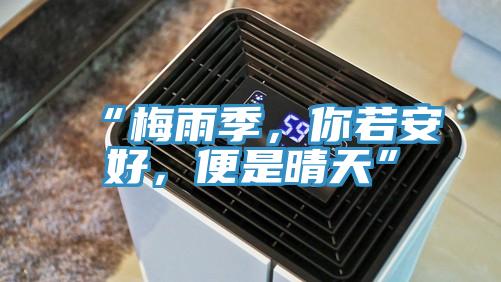 “梅雨季，你若安好，便是晴天”
