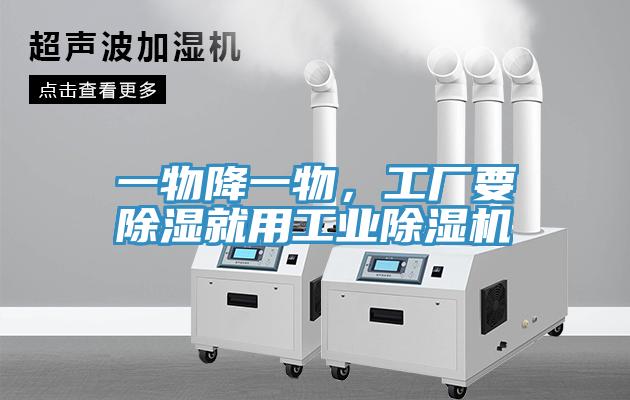 一物降一物，工廠要除濕就用工業(yè)除濕機(jī)