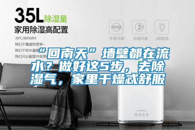 “回南天”墻壁都在流水？做好這5步，去除濕氣，家里干燥忒舒服