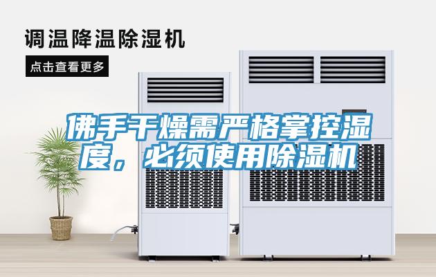 佛手干燥需嚴(yán)格掌控濕度，必須使用除濕機(jī)