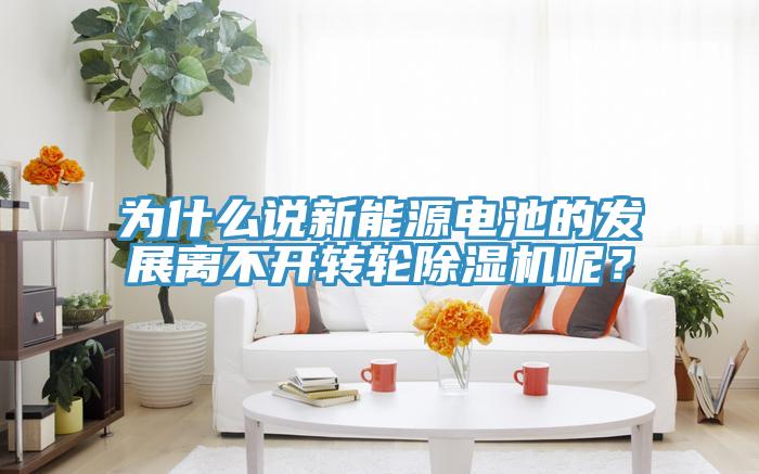 為什么說新能源電池的發(fā)展離不開轉(zhuǎn)輪除濕機呢？