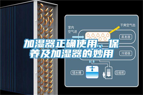 加濕器正確使用、保養(yǎng)及加濕器的妙用
