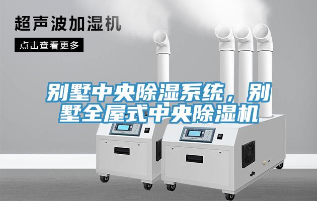 別墅中央除濕系統(tǒng)，別墅全屋式中央除濕機(jī)