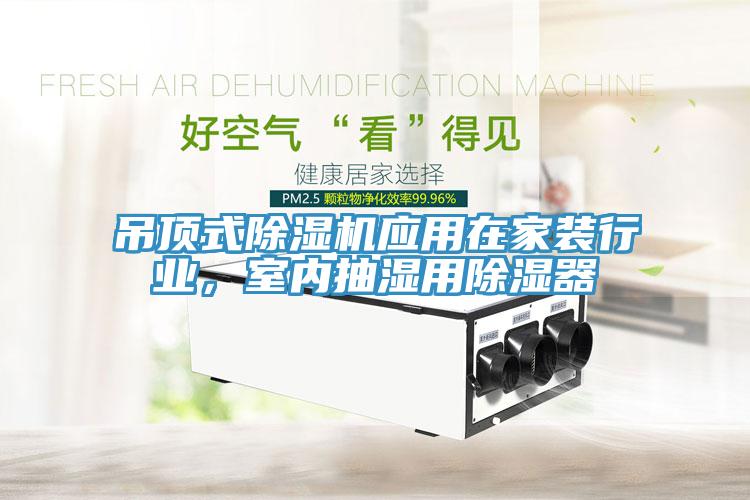 吊頂式除濕機(jī)應(yīng)用在家裝行業(yè)，室內(nèi)抽濕用除濕器