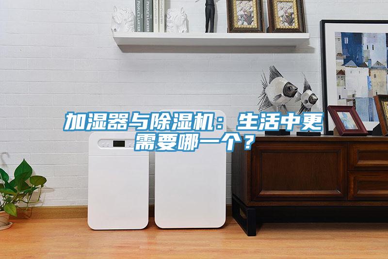 加濕器與除濕機：生活中更需要哪一個？