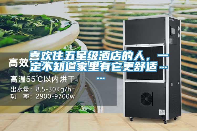 喜歡住五星級(jí)酒店的人，一定不知道家里有它更舒適……