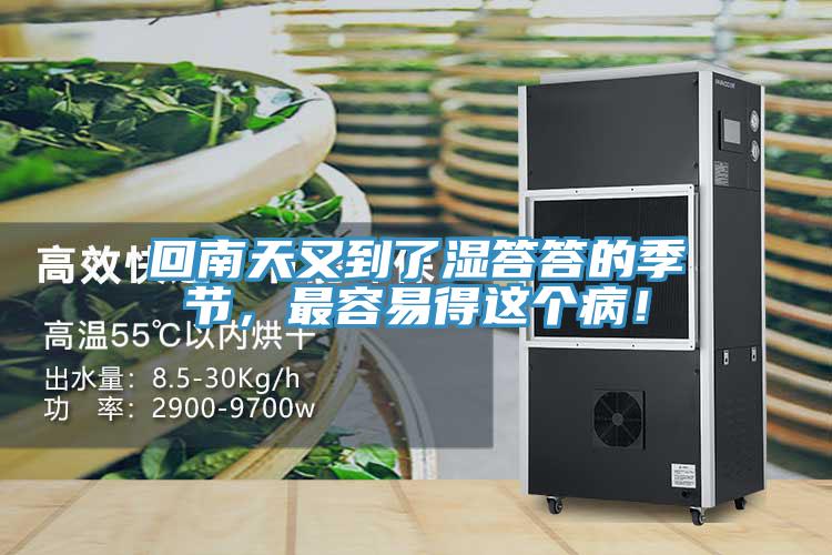 回南天又到了濕答答的季節(jié)，最容易得這個(gè)病！