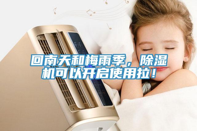 回南天和梅雨季，除濕機(jī)可以開啟使用拉！