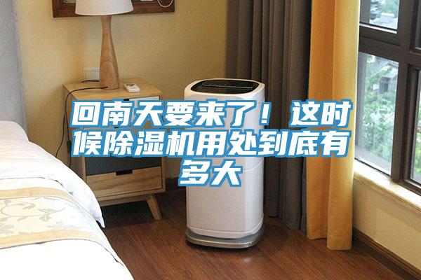 回南天要來了！這時候除濕機用處到底有多大