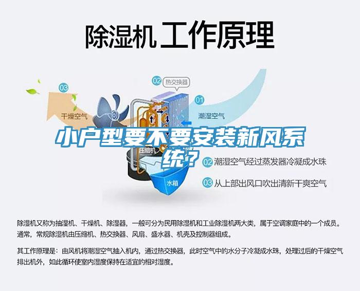 小戶型要不要安裝新風系統(tǒng)？