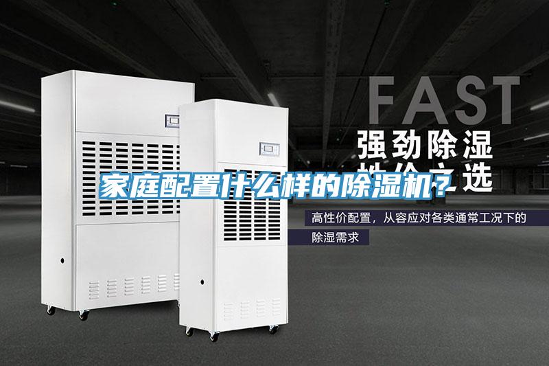 家庭配置什么樣的除濕機？