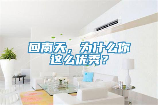 回南天，為什么你這么優(yōu)秀？