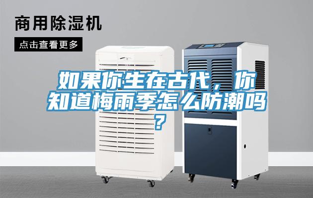 如果你生在古代，你知道梅雨季怎么防潮嗎？