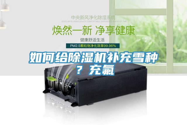 如何給除濕機補充雪種？充氟