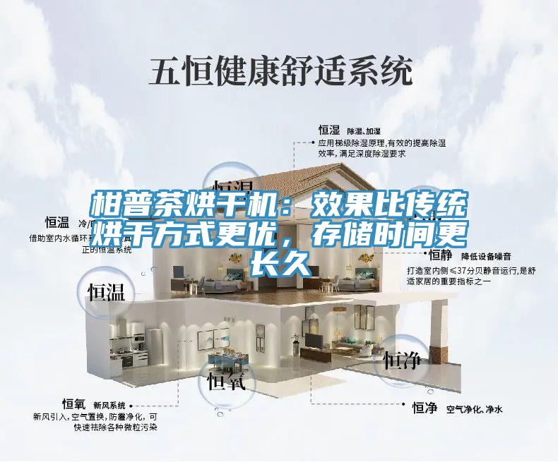 柑普茶烘干機：效果比傳統(tǒng)烘干方式更優(yōu)，存儲時間更長久