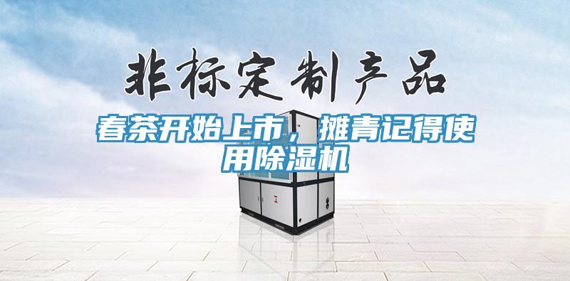 春茶開(kāi)始上市，攤青記得使用除濕機(jī)