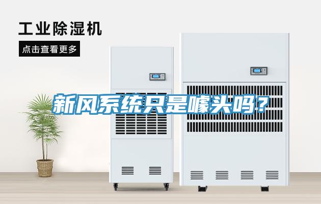 新風(fēng)系統(tǒng)只是噱頭嗎？