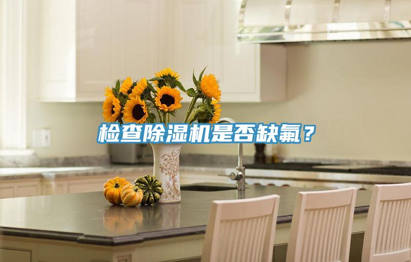 檢查除濕機(jī)是否缺氟？