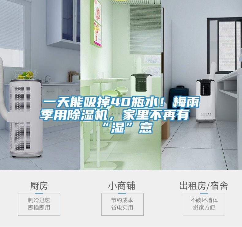 一天能吸掉40瓶水！梅雨季用除濕機(jī)，家里不再有“濕”意
