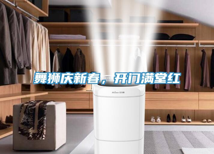 舞獅慶新春，開門滿堂紅