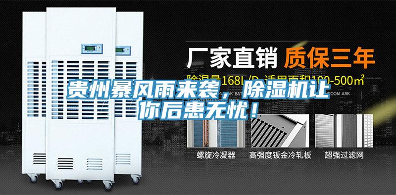 貴州暴風(fēng)雨來襲，除濕機(jī)讓你后患無憂！