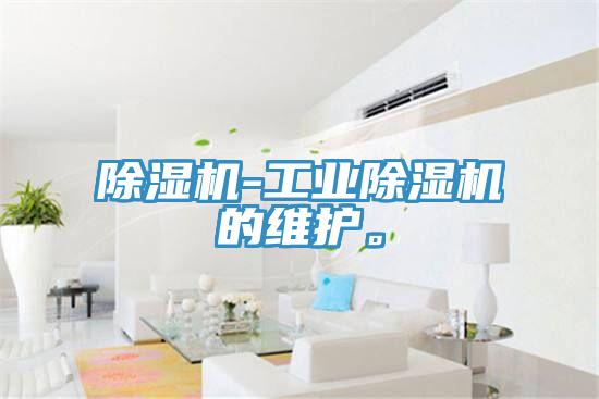 除濕機(jī)-工業(yè)除濕機(jī)的維護(hù)。