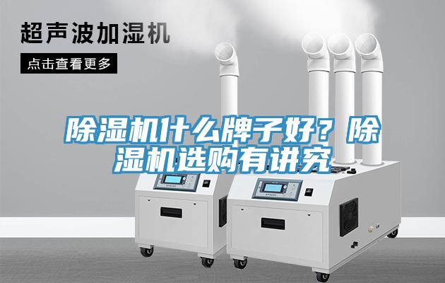 除濕機什么牌子好？除濕機選購有講究