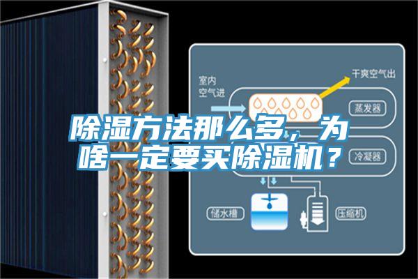 除濕方法那么多，為啥一定要買除濕機？