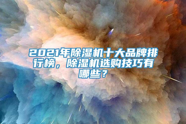 2021年除濕機(jī)十大品牌排行榜，除濕機(jī)選購(gòu)技巧有哪些？