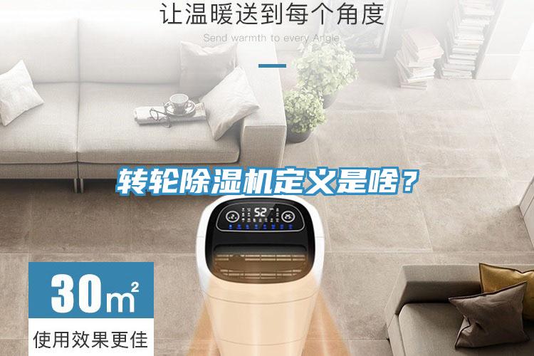 轉(zhuǎn)輪除濕機(jī)定義是啥？
