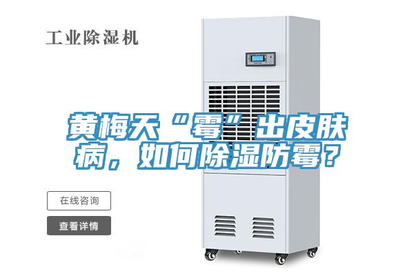 黃梅天“霉”出皮膚病，如何除濕防霉？
