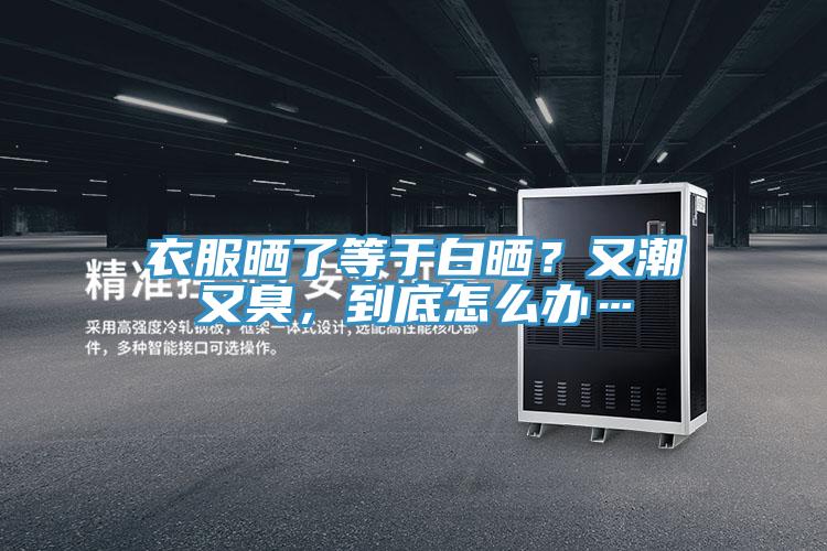 衣服曬了等于白曬？又潮又臭，到底怎么辦…