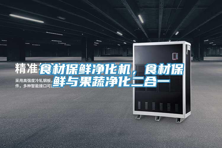 食材保鮮凈化機(jī)，食材保鮮與果蔬凈化二合一