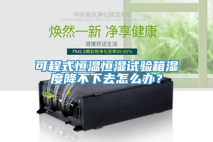 可程式恒溫恒濕試驗(yàn)箱濕度降不下去怎么辦？