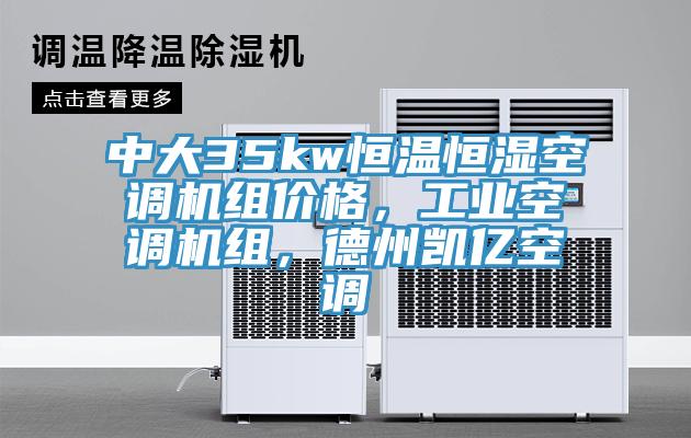 中大35kw恒溫恒濕空調(diào)機(jī)組價(jià)格，工業(yè)空調(diào)機(jī)組，德州凱億空調(diào)