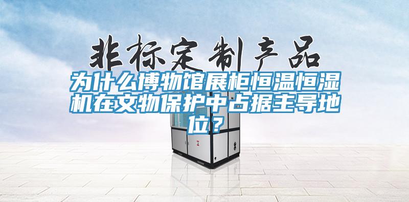 為什么博物館展柜恒溫恒濕機(jī)在文物保護(hù)中占據(jù)主導(dǎo)地位？