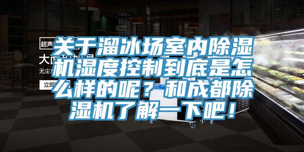 關(guān)于溜冰場室內(nèi)除濕機(jī)濕度控制到底是怎么樣的呢？和成都除濕機(jī)了解一下吧！