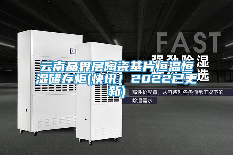 云南晶界層陶瓷基片恒溫恒濕儲(chǔ)存柜(快訊！2022已更新)
