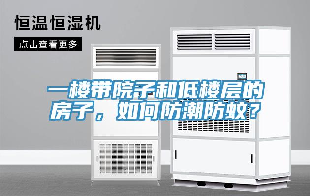 一樓帶院子和低樓層的房子，如何防潮防蚊？