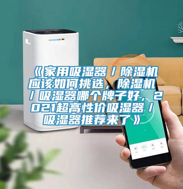 《家用吸濕器／除濕機應(yīng)該如何挑選，除濕機／吸濕器哪個牌子好，2021超高性價吸濕器／吸濕器推薦來了》