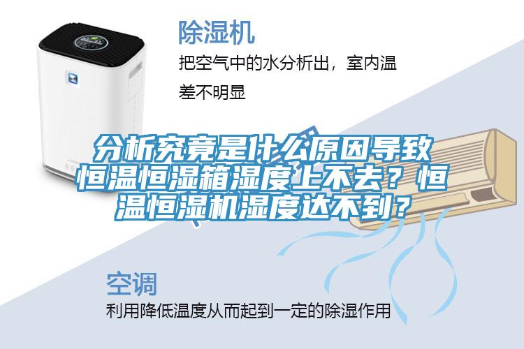 分析究竟是什么原因導致恒溫恒濕箱濕度上不去？恒溫恒濕機濕度達不到？
