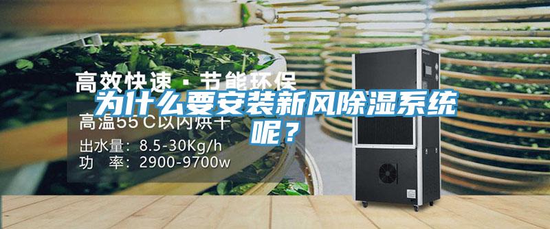為什么要安裝新風(fēng)除濕系統(tǒng)呢？