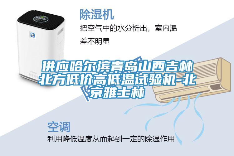 供應(yīng)哈爾濱青島山西吉林北方低價高低溫試驗(yàn)機(jī)-北京雅士林