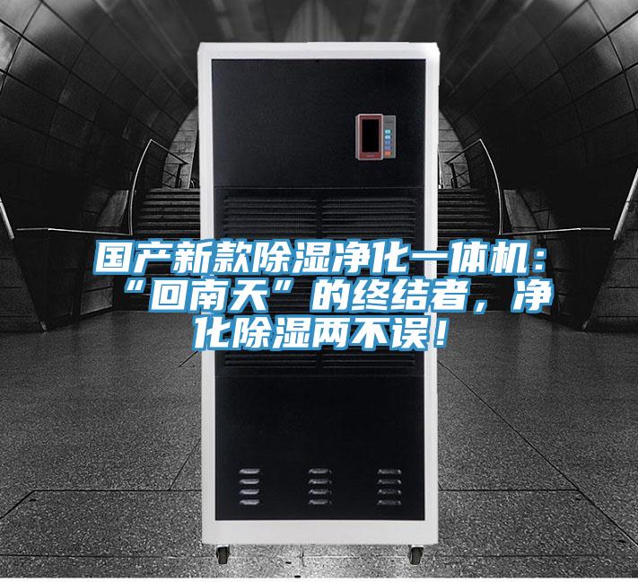 國產(chǎn)新款除濕凈化一體機(jī)：“回南天”的終結(jié)者，凈化除濕兩不誤！