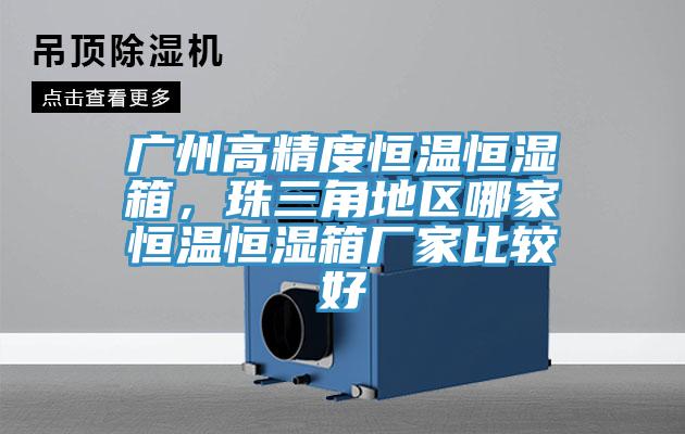 廣州高精度恒溫恒濕箱，珠三角地區(qū)哪家恒溫恒濕箱廠家比較好