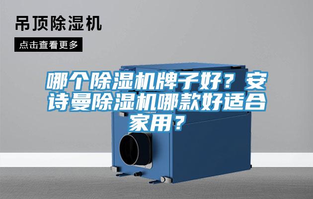 哪個除濕機牌子好？安詩曼除濕機哪款好適合家用？