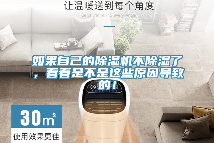 如果自己的除濕機(jī)不除濕了，看看是不是這些原因?qū)е碌模?></div>
								<div   id=