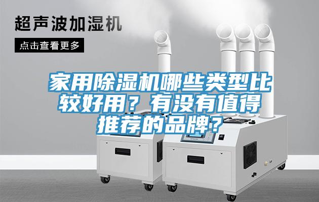 家用除濕機(jī)哪些類型比較好用？有沒有值得推薦的品牌？