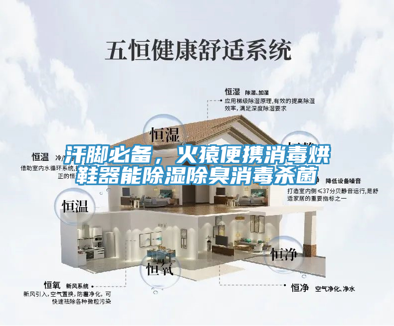 汗腳必備，火猿便攜消毒烘鞋器能除濕除臭消毒殺菌